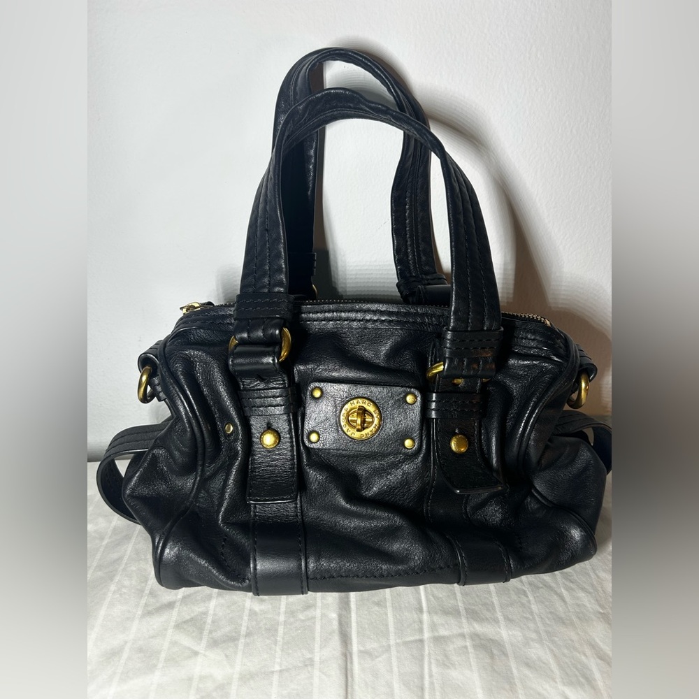 Black Leather Handbag
